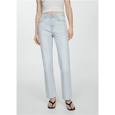 Jeans rectos tiro medio