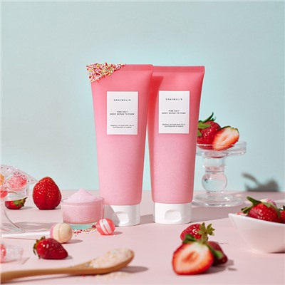 Pink Salt Body Scrub To Foam Соляной скраб-пенка для тела