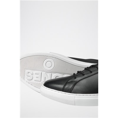 Zapatillas de piel Antracita