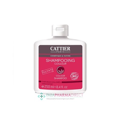 Cattier Shampooing Couleur Sans Sulfate BIO 250ml