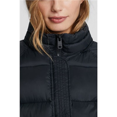 Chaqueta corta acolchada doble capucha