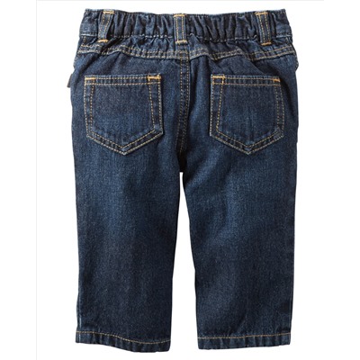 3-Piece Button-Front Bodysuit & Denim Set