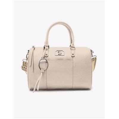 SOLID SWIFTY SATCHEL BAG WITH CROSSBODY STRAP