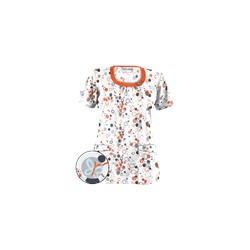 UA Circle Of Zenergy White Scrub Top
