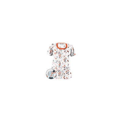 UA Circle Of Zenergy White Scrub Top