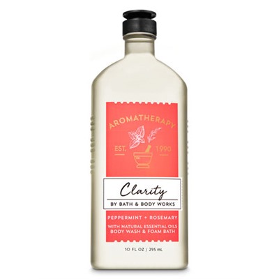 Aromatherapy PEPPERMINT ROSEMARY Body Wash and Foam Bath