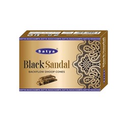 SATYA Premium Black Sandal Конусы 10шт