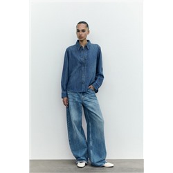 TRF RELAXED OVERSIZE MID-WAIST JEANS