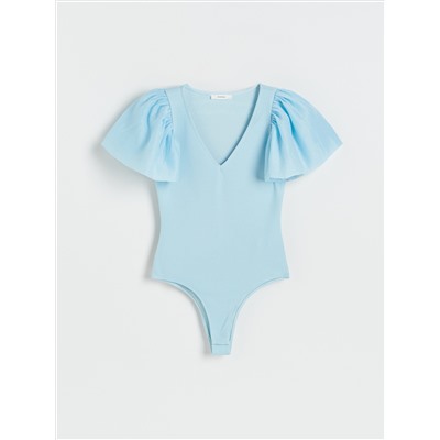 Body aus Rippstrick