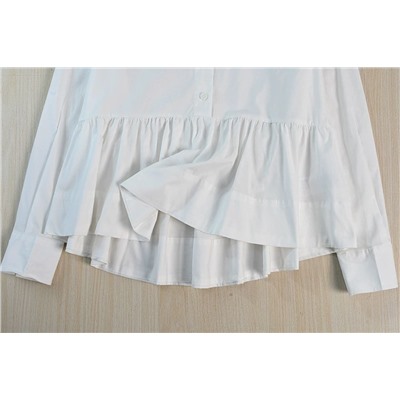 Женская свободная рубашка с оборкой  CO*S