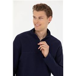 Erkek Lacivert Sweatshirt