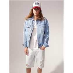 Shorts im Regular-Fit aus Denim