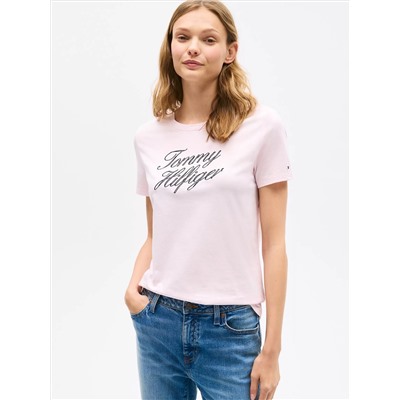 Script Hilfiger Logo T-Shirt
