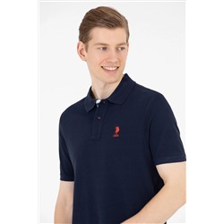 Erkek Koyu Lacivert Basic Polo Yaka Tişört