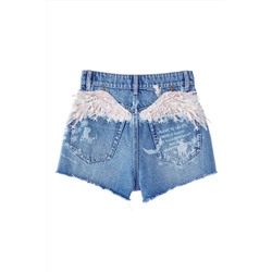 Short vaquero Azul