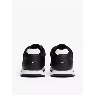 Leather-Mix Runner Sneaker