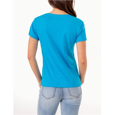 SCOOP NECK T-SHIRT