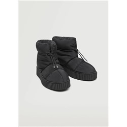 Botín acolchado plataforma -  Mujer | MANGO OUTLET Melilla