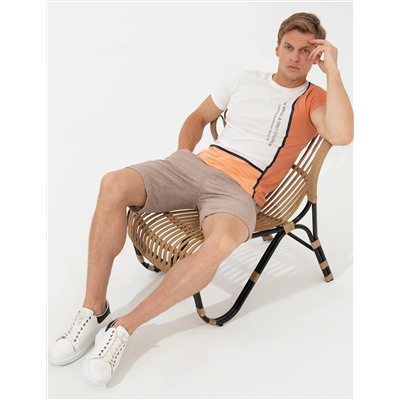 Coral Slim Fit Bisiklet Yaka Tişört