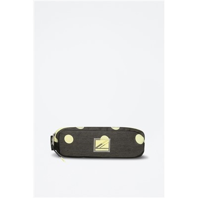 Estuche Leire Gris y amarillo