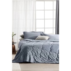 Kaira Çift Kişilik Comforter Set - İndigo