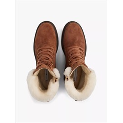 Top Gift Suede Lace-Up Boot