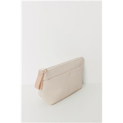 Neceser pequeño rubber beige