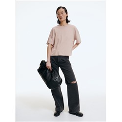 Oversize-T-Shirt aus Baumwolle