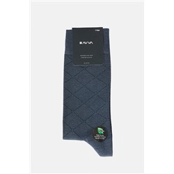 Avva Erkek Gri Desenli Bambu Soket Çorap A32y8523 A32Y8523