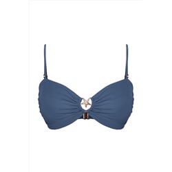 Mavi Yıldız Aksesuar Detaylı Askılı Büyük Beden Bikini Üstü TBBSS25CT00003