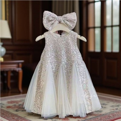 Блестящее платье для девочек