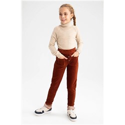 Defacto Kız Çocuk Jogger Standart Fit Kadife Eşofman Altı Y8799A622WN