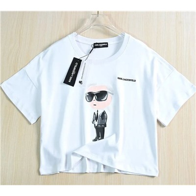 Женская хлопковая футболка KARL LAGERFEL*D ОРИГИНАЛ! 😎