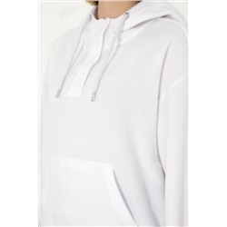 Kadın Beyaz Sweatshirt