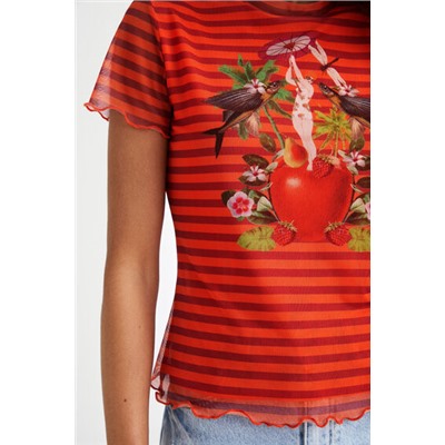 Camiseta slim rayas