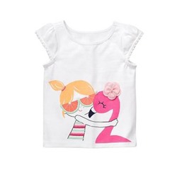 Flamingo Girl Top
