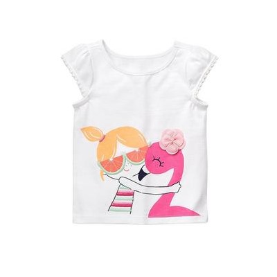 Flamingo Girl Top