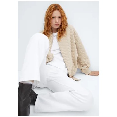 Chaqueta bomber acolchada