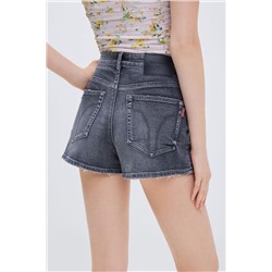 Short vaquero de tiro alto Antracita