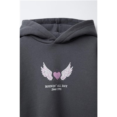SUDADERA CAPUCHA ESTAMPADO