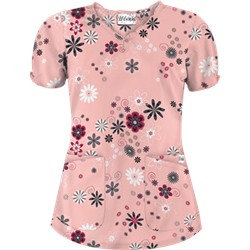 UA Botanical Beauty Pink Me Scrub Top