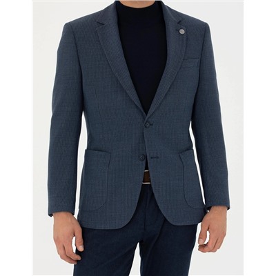 Lacivert Ekstra Slim Fit Ceket