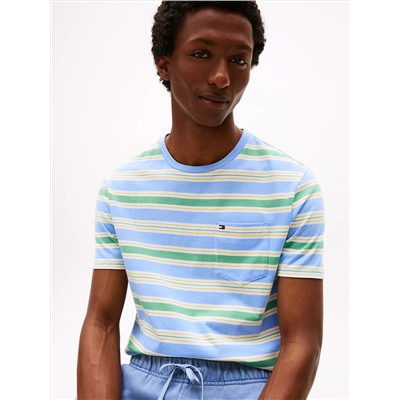 Everyday Stripe Pocket T-Shirt