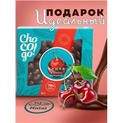 Драже Вишня в тёмном шоколаде ChoCoGo 150 г 1/8, шт