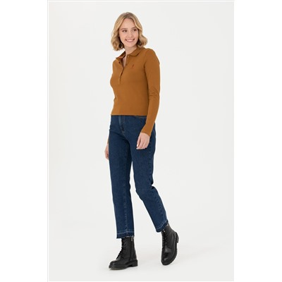 Kadın Coconut Basic Polo Yaka Sweatshirt