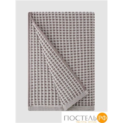 Полотенце Вафельное Arya Kira 70x140 Темно-бежевый
