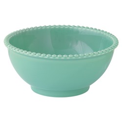 Салатник, 20 см, 1,5 л, фарфор P, зелено-голубой, Бусины, Tiffany, 62492