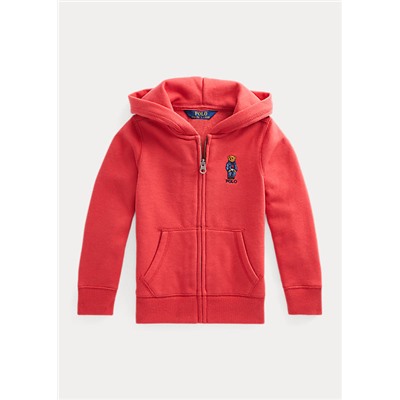 Girls 2-6x Polo Bear Fleece Full-Zip Hoodie