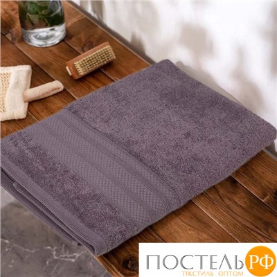 Полотенце Kарвен "PETEK BORDUR DUZ "Lux Cotton 50*90 1шт махра H 5159 k.lila