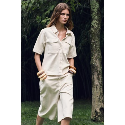 ZW COLLECTION DENIM BERMUDA SHORTS